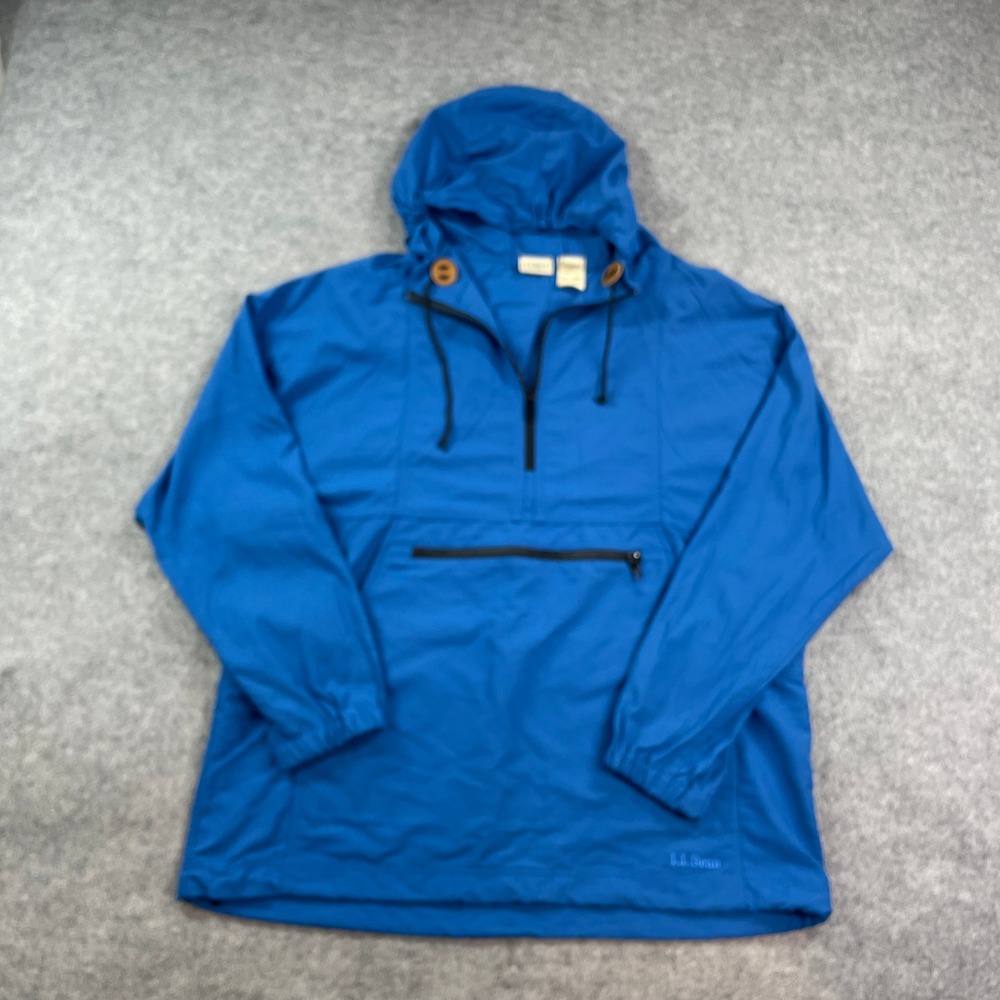 LL Bean Mens Jacket L Blue Long Sleeve - Picture 2 of 15